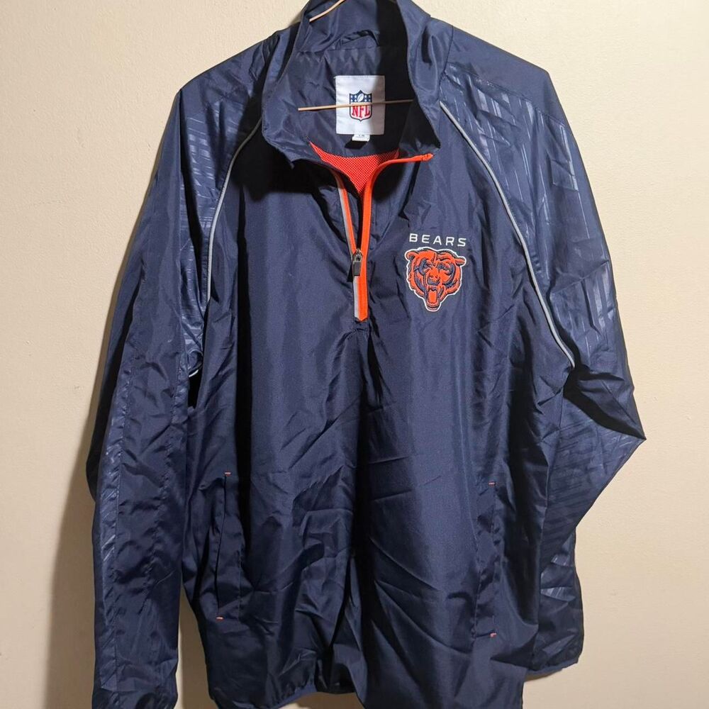 Nfl Men's Navy and Blue Jacket